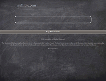 Tablet Screenshot of gullible.com